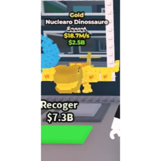 Nuclearo dinossauro GOLD 18.7M/S Steal a Brainrot Roblox