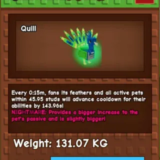 GODLY NIGHTMARE PEACOCK [131.07kg] Max Lvl 125 + FREE TITANIC Scarlet Macaw (Huge, Titanic, Godly, Colossal)