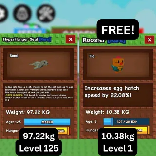 GODLY HYPERHUNGER SEAL AGED BREAK [97.22kg | 6.16% Passive] + FREE GODLY Rooster