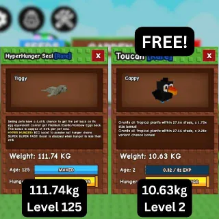 COLOSSAL HYPERHUNGER SEAL [111.74kg | 6.45% Passive] + FREE COLOSSAL Toucan