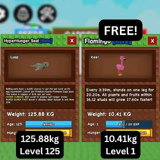 COLOSSAL HYPERHUNGER SEAL [125.88kg | 6.62% Passive] + FREE COLOSSAL Flamingo