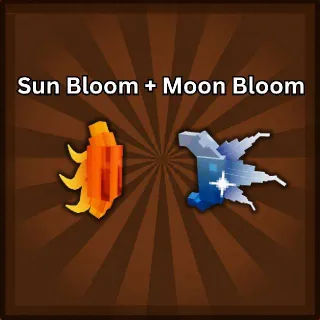 x1 Sun Bloom Seed & x1 Moon Bloom Seed | Grow a Garden 2