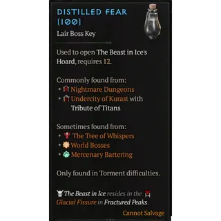 [SEASONAL] DISTILLED FEAR X100