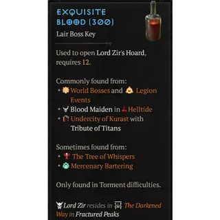 [SEASONAL]  EXQUISITE BLOOD X300