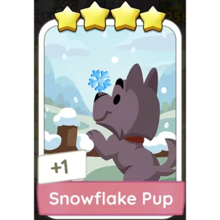 Snowflake Pup Monopoly Go