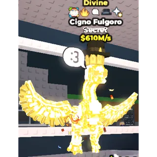 Steal a Brainrot - Cigno Fulgoro Divine $610M/s
