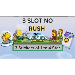 3 Slot Simpsons Partners Event No RUSH