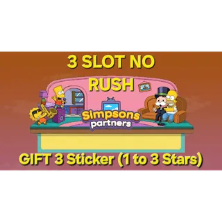 3 Slot Simpsons Partners Event No RUSH