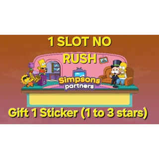 1 Slot Simpsons Partners Event No RUSH