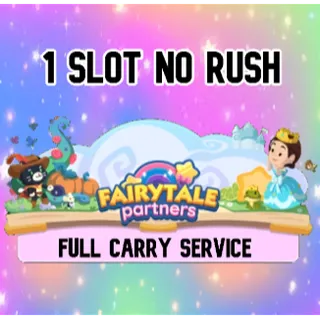 1 Slot Fairytale Partner Event No RUSH