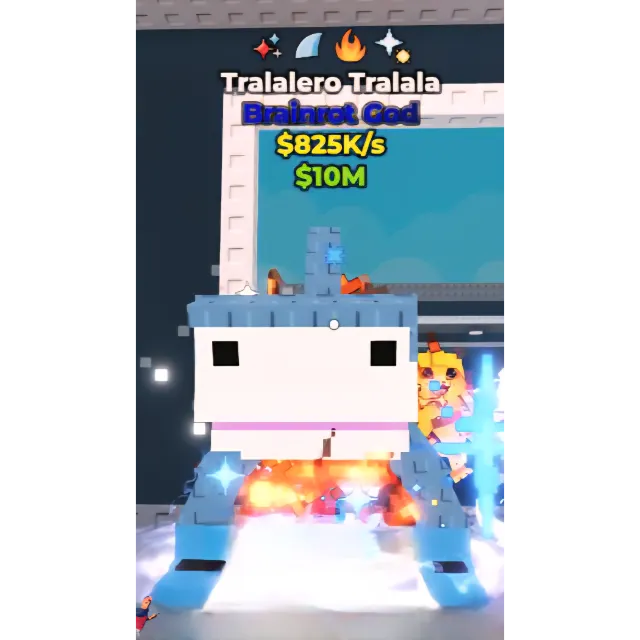 Steal a Brainrot - Tralalero Tralala $825K/s - Roblox Game Item - Gameflip