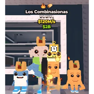 Steal a Brainrot - Los Combinasionas  $120M/s