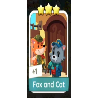Fox and Cat - Monopoly Go