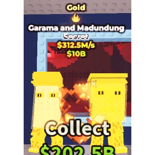 Steal a Brainrot - Garama and Madungdung Gold $312.5M/s