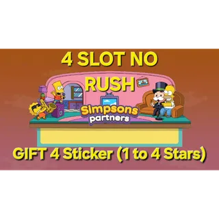 4 Slot Simpsons Partners Event No RUSH