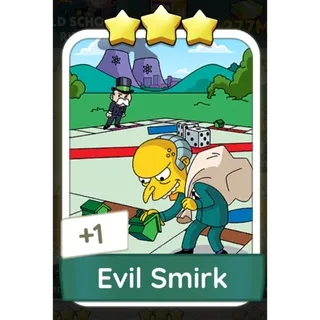 Evil Smirk Monopoly Go