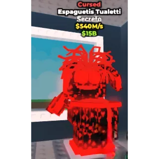 Steal a Brainrot - Spaghetti Tualetti Cursed $540M/s