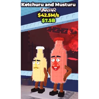 Steal a Brainrot - Ketchuru and Musturu $42.5M/s