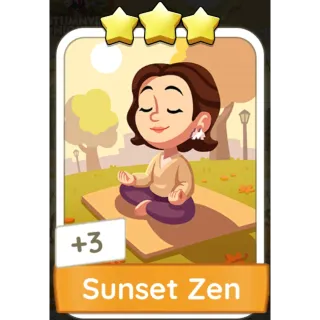 Sunset Zen Monopoly Go