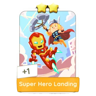 Super Hero Landing Monopoly Go