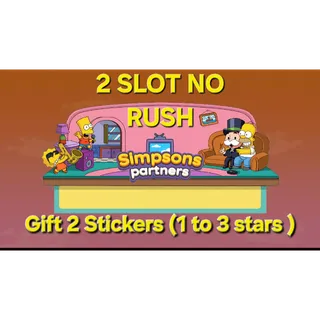 2 Slot Simpsons Partners Event No RUSH