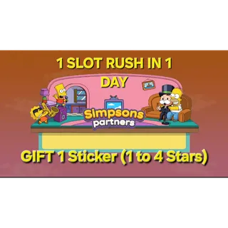 1 Slot Simpsons Partners Event RUSH IN 1 DAY