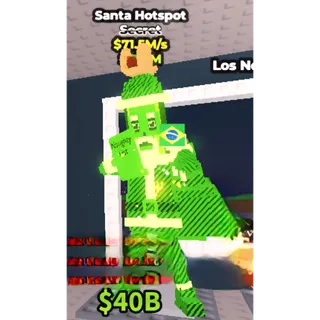 Steal a Brainrot - Santa Hotspot Radioactive $71.5M/s