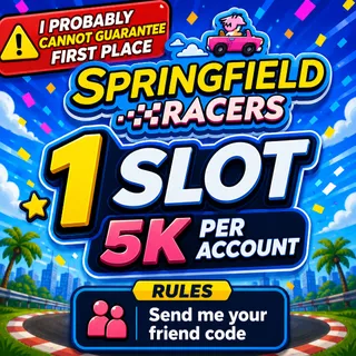 Springfield Racers – 1 Slots Available! 🏁