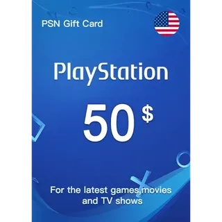 $50.00 US PlayStation Store - Great Price!