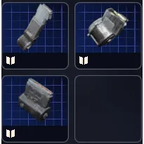 extended shotgun, medium and light mag blueprint