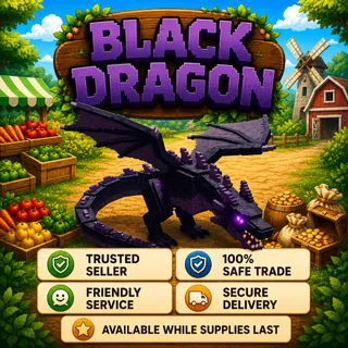 Big Black Dragon | Grow a Garden 2