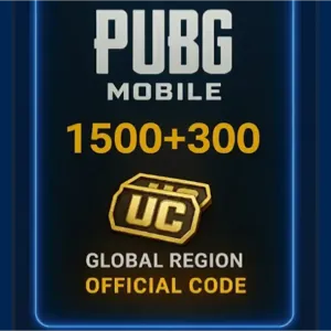 PUBG MOBILE 1500+300UC