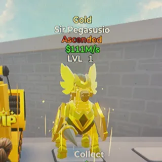 gold sir pegasusio