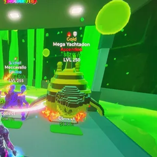 Gold mega yachtadon