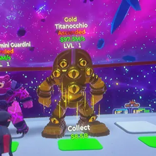gold titanocchio go up