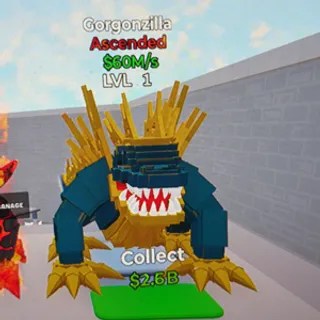 gorgonzilla go up