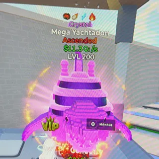 Crystal mega yachtadon