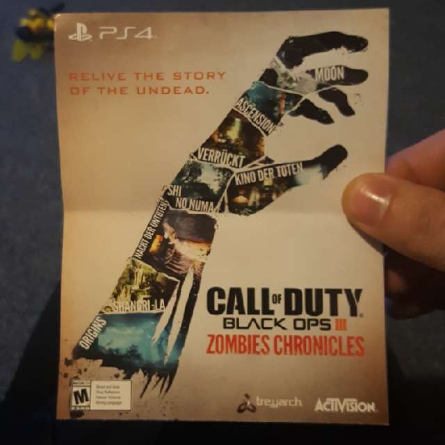 Call Of Duty Black Ops Iii Zombie Chronicles Ps4 Games