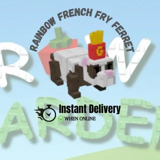 Rainbow French Fry Ferret || 18kg+