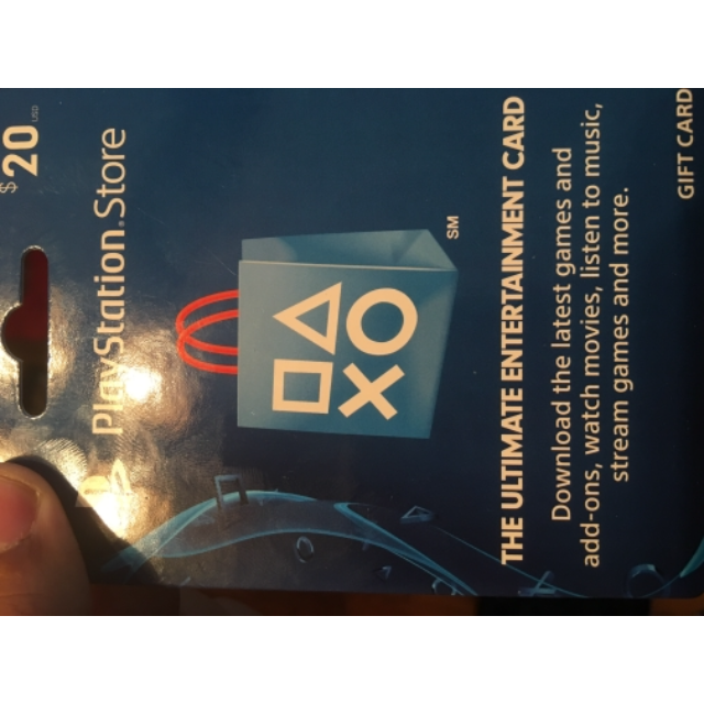 20 playstation card