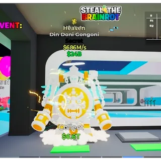 Fortnite Steal The Brainrot New Din Doni Gongoni Heaven