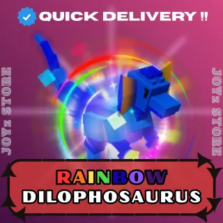 RAINBOW HATCHED DILOPHOSAURUS 61KG+| GROW A GARDEN 