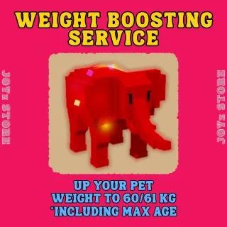 WEIGHT BOOSTING SERVICE 60KG | GROW A GARDEN