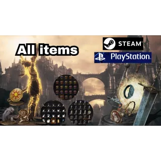 DARK SOULS 3 All game items PS4/PC
