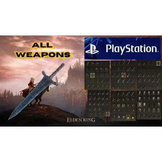 ELDEN RING: All Weapons [Playstation]