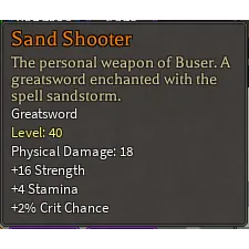 [Rune Slayer]Sand Shooter (0rs)