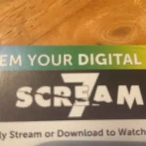 Scream 7 4K DIGITAL CODE ONLY