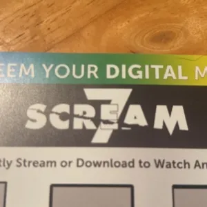 Scream 7 4K DIGITAL CODE ONLY