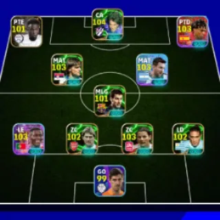 eFootball 2026 Account | 3150+ Team Strength | 100+ OVR Players | KONAMI ID | 320 Coins