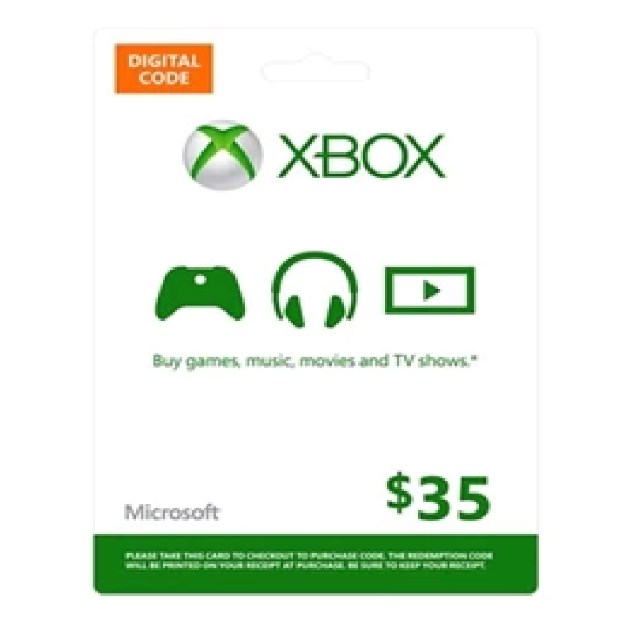 $35 xbox gift card